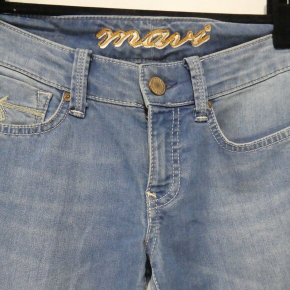 MAVI - Cora | size 27/34 | Classic Blue Bootcut Jeans with Faded Style - Picture 4 of 16